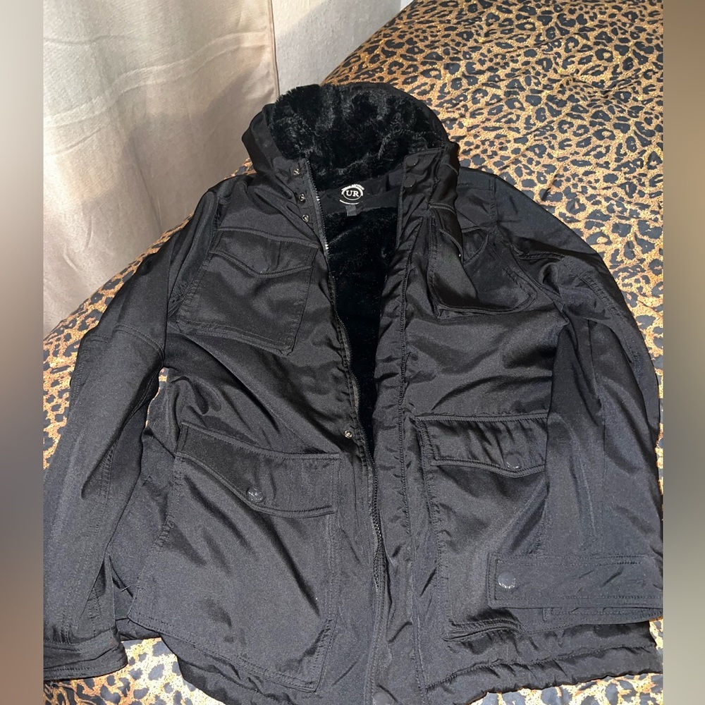 Urban Republic Black Men's Winter Jacket